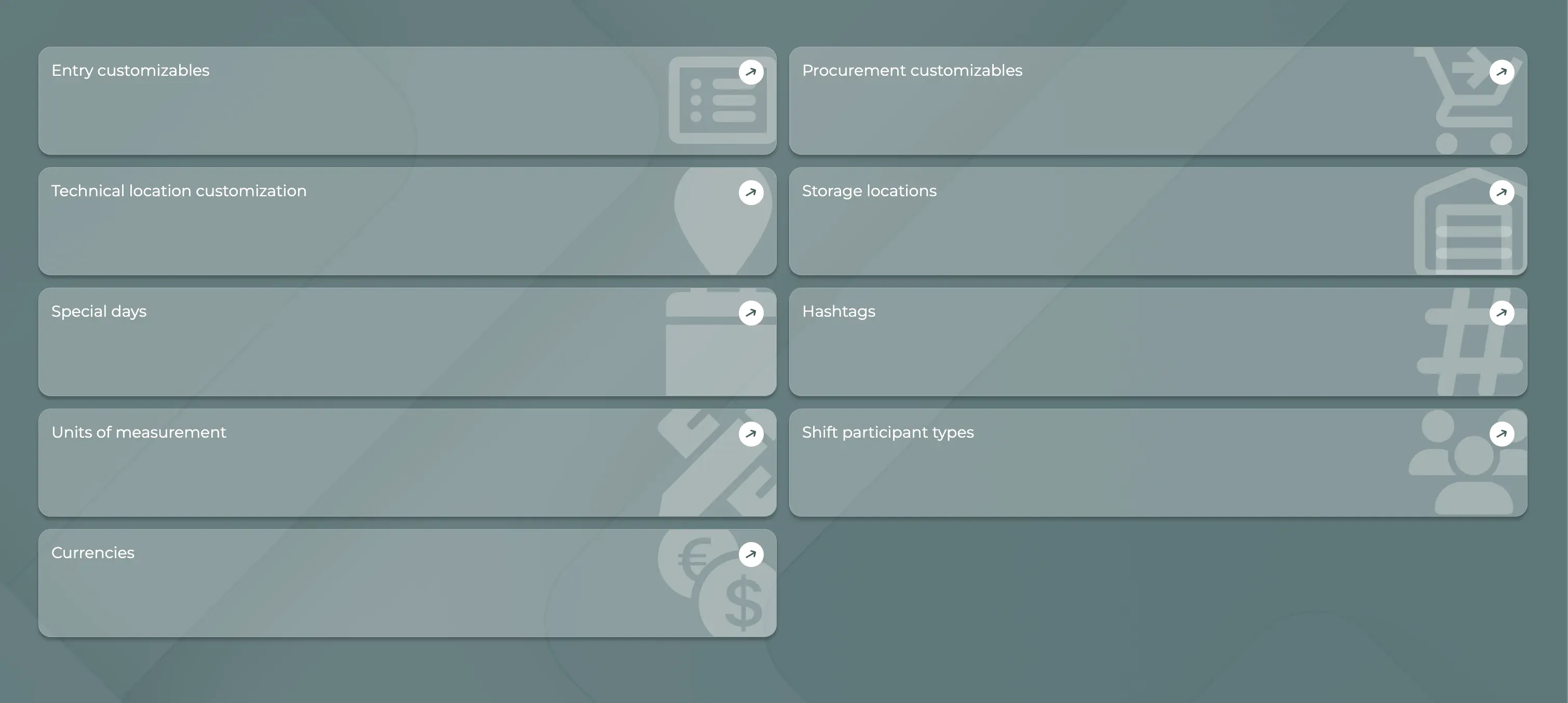 TAMMS Supervisor Menu
